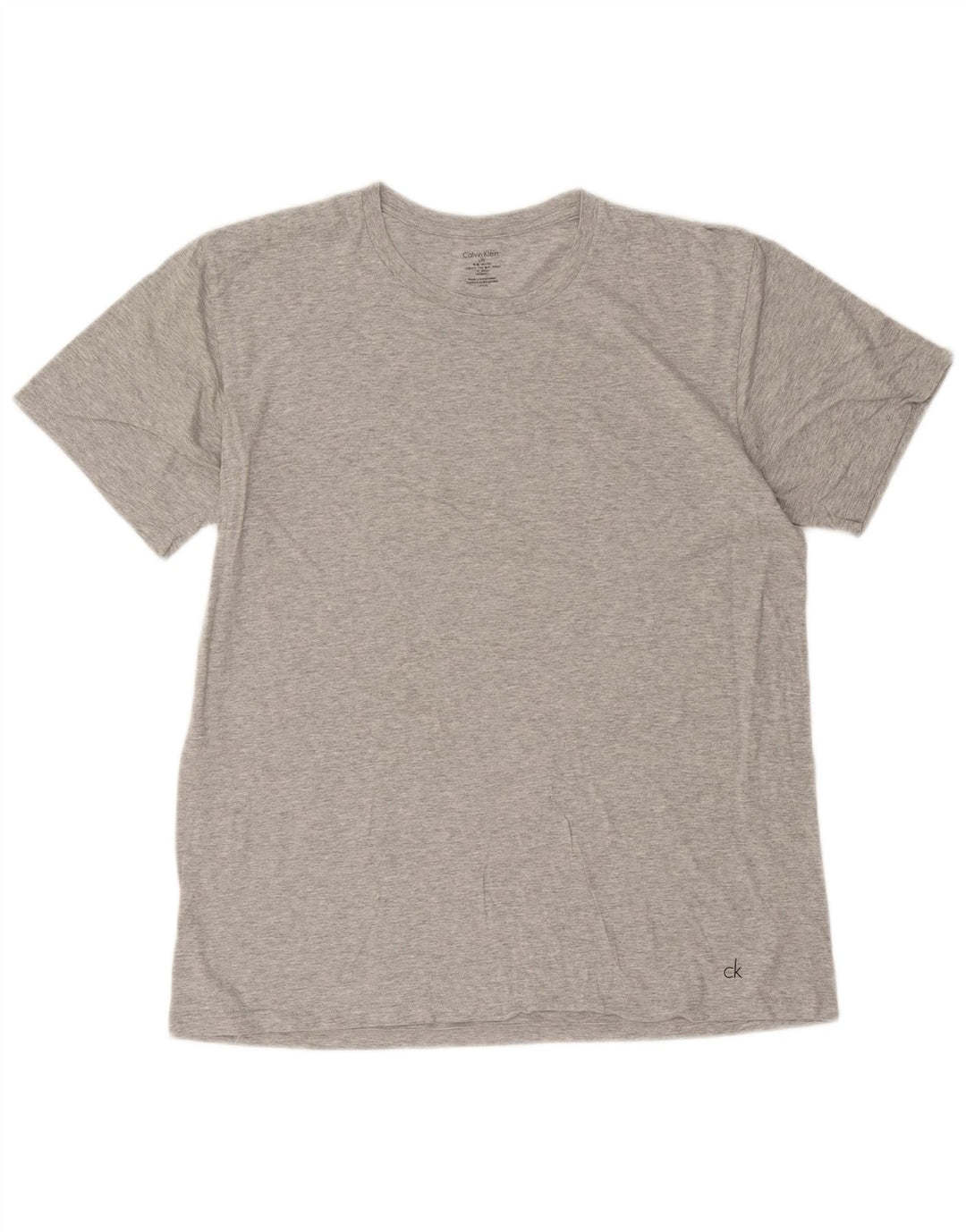 Calvin Klein Herre T-Shirt Top Stor Grå Flecked
