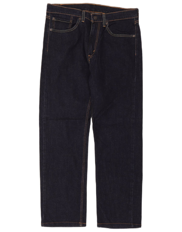Мужские прямые джинсы Levi's W32 L32 темно-синие, хлопок