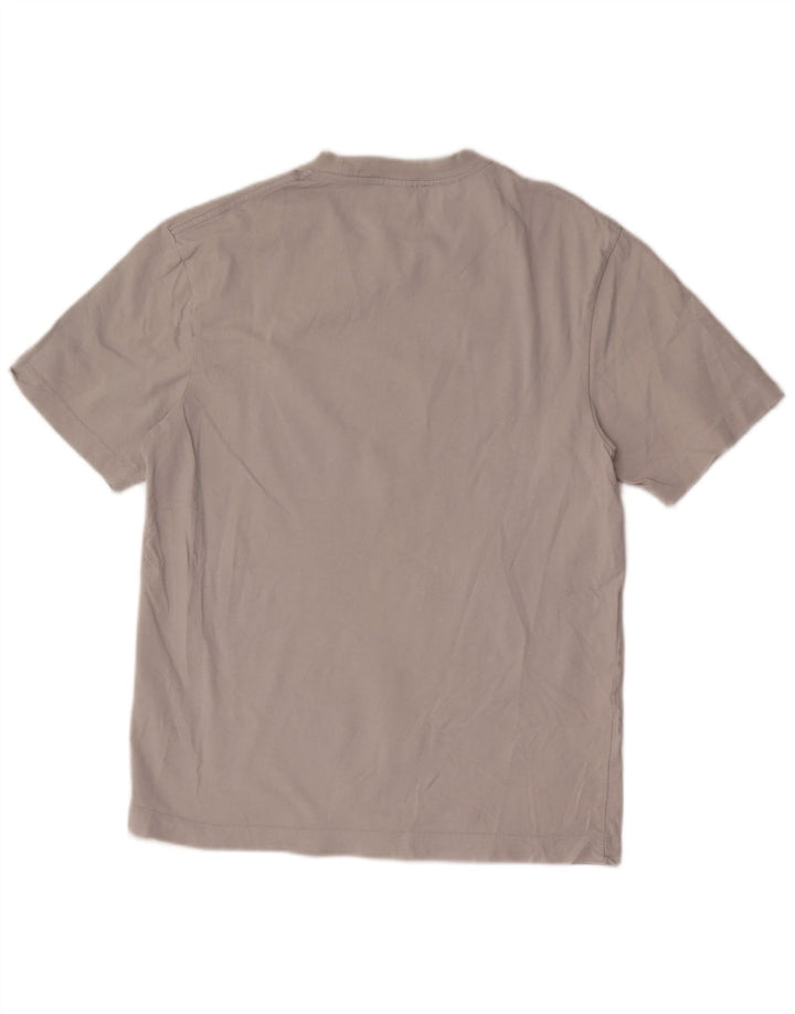 Zara Herre T-Shirt Top Medium Grå Bomuld