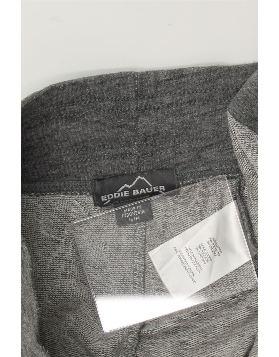 EDDIE BAUER Womens Sport Shorts UK 12 Medium  Grey Cotton Vintage Eddie Bauer and Second-Hand Eddie Bauer from Messina Hembry 
