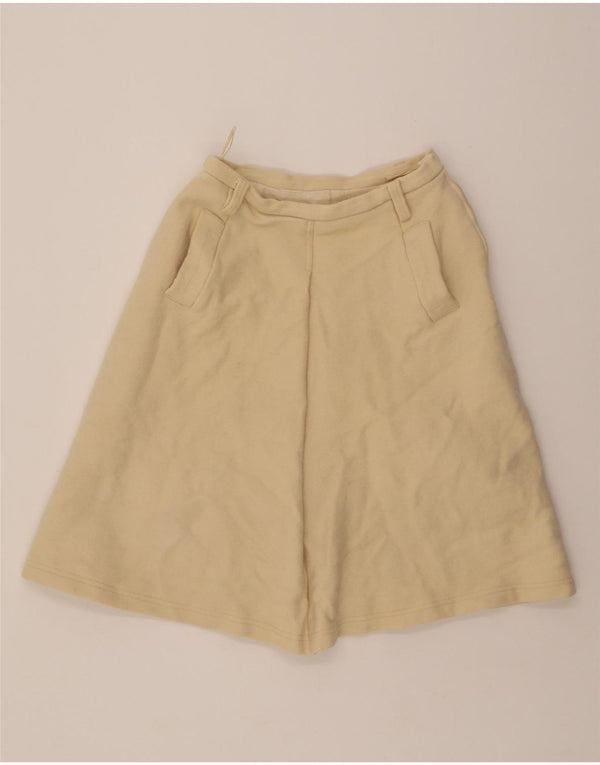 BOGNER Womens A-Line Skirt W28 Medium Yellow