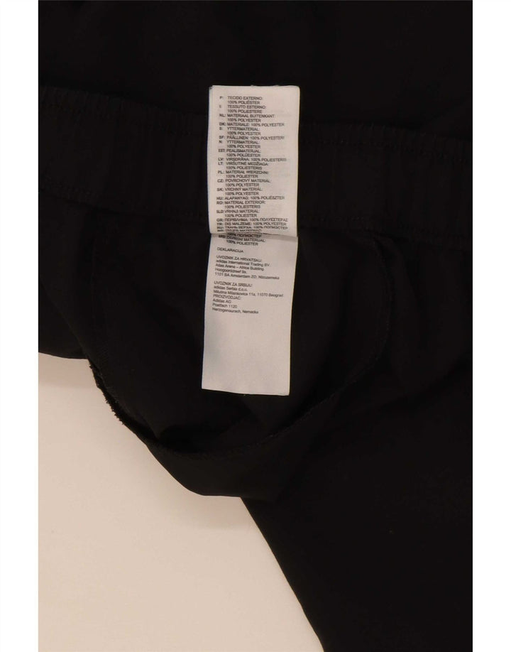 Adidas Mens Climalite Tracksuit Trousers Joggers Large Black Polyester