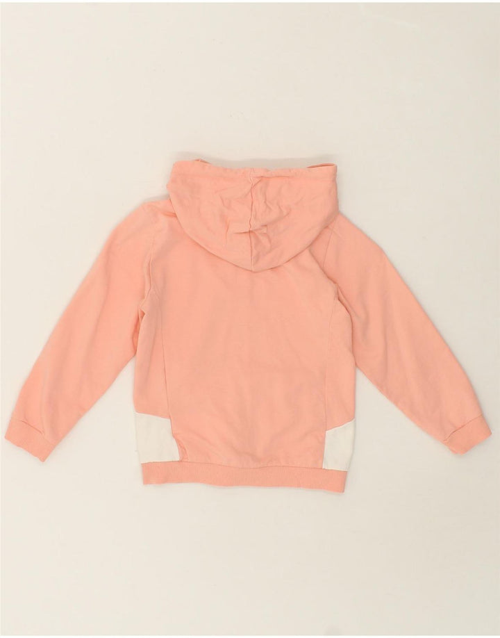 PUMA Boys Zip Hoodie Sweater 2-3 Years Pink Colourblock Cotton Vintage Puma and Second-Hand Puma from Messina Hembry 