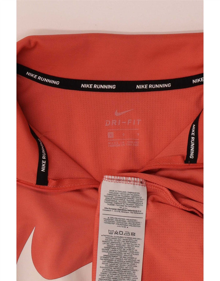 Nike Damen Dri Fit Graphic Pullover Trainingsanzug Top UK 16 Large Pink