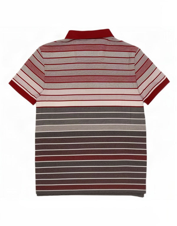 Polo Hugo Boss da uomo vestibilità regolare piccola in cotone a righe rosse