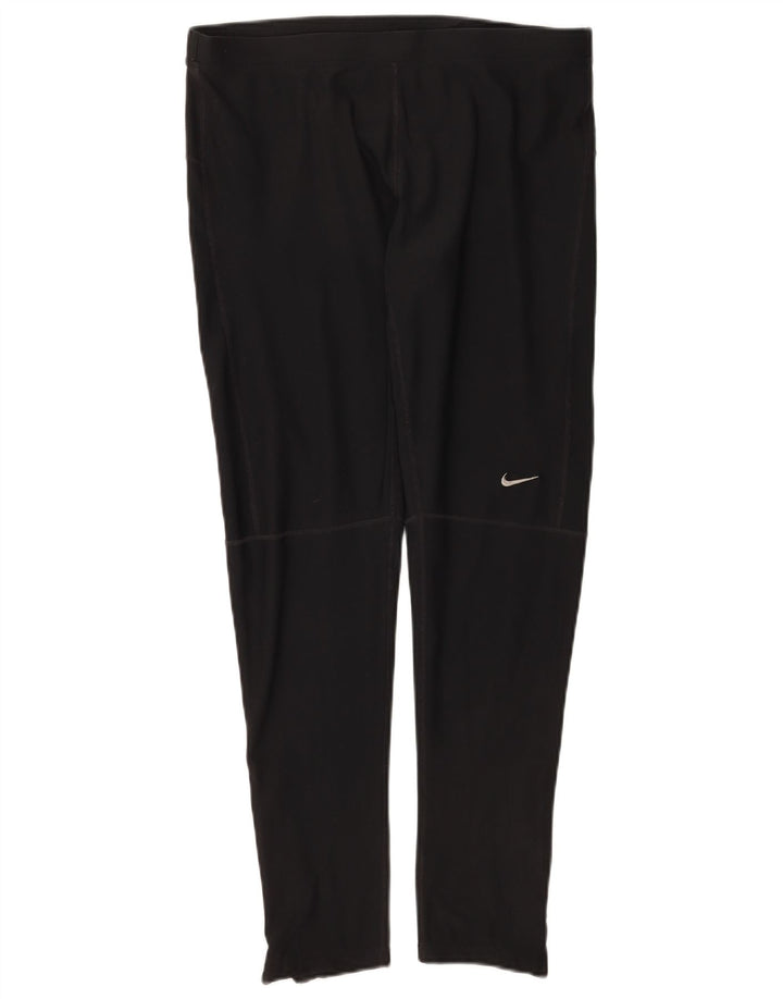 Nike Dame Dri Fit Leggings UK 20 2XL Sort Polyester