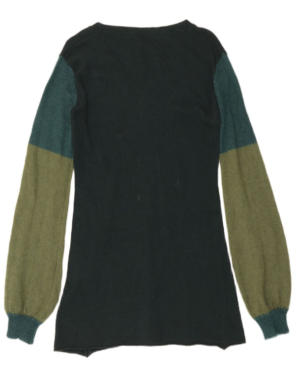 Vestido estilo jersey de manga larga para mujer Gas UK 42 Verde medio Colorblock