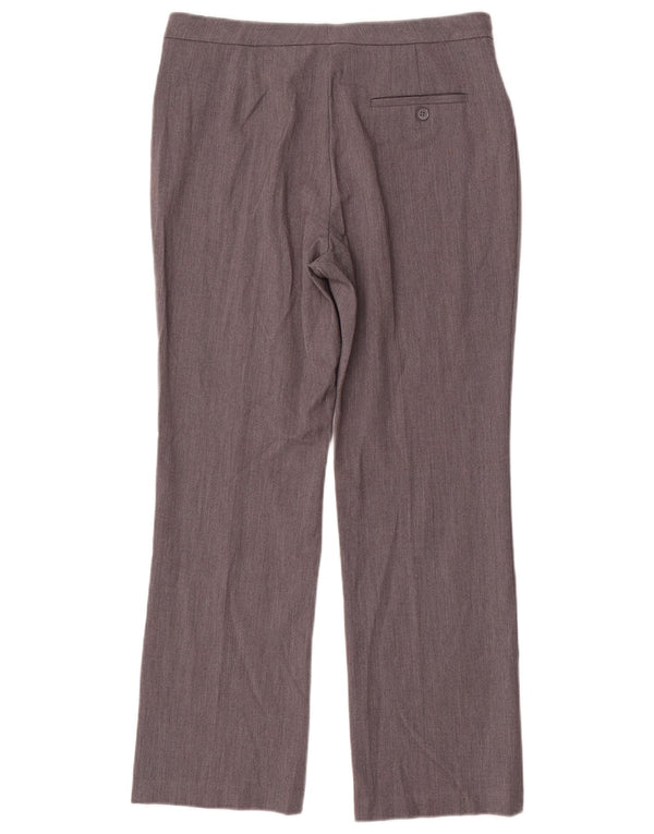 Marks & Spencer Pantalon de costume droit pour femme UK 12 Medium W30 L28 Gris