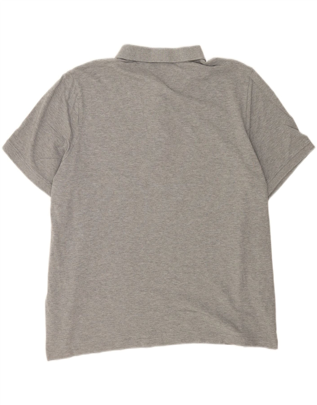 Puma Mens Polo Shirt 2XL Grey Flecked Cotton