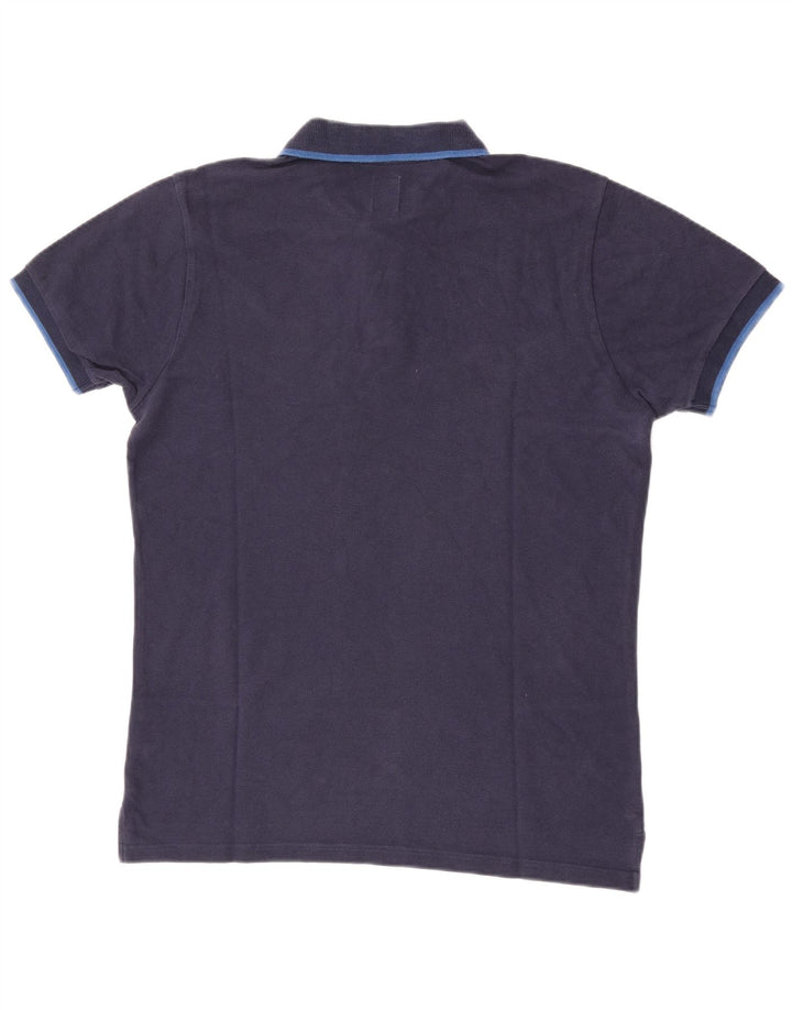 North Sails Mens Polo Shirt Large Navy Blue Cotton