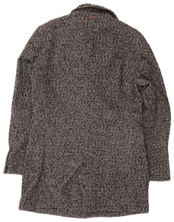 Abrigo Hugo Boss para hombre ES 52 XL Poliacrílico moteado gris