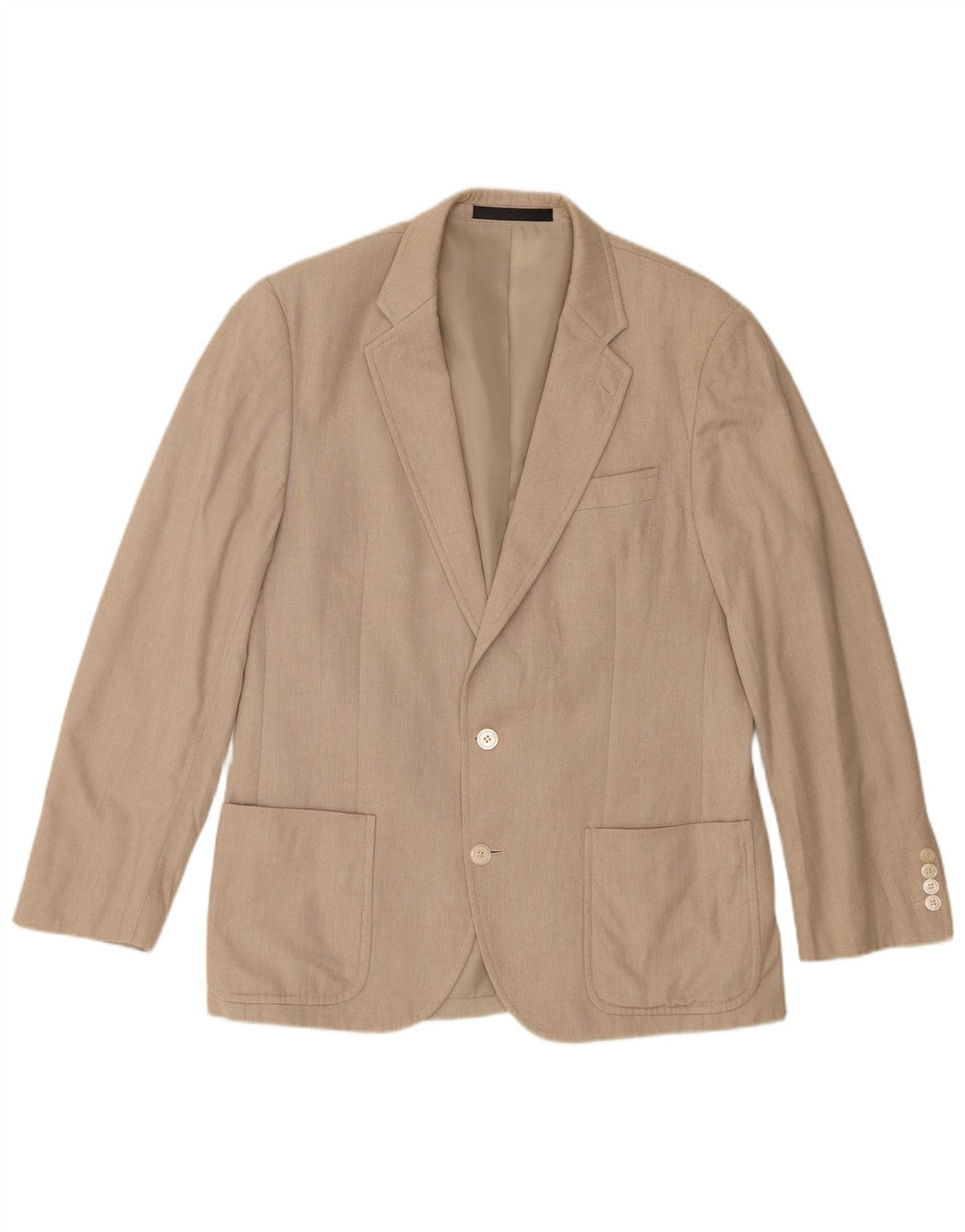 Marks & Spencer Veste blazer à 2 boutons pour homme UK 40 coton beige moyen