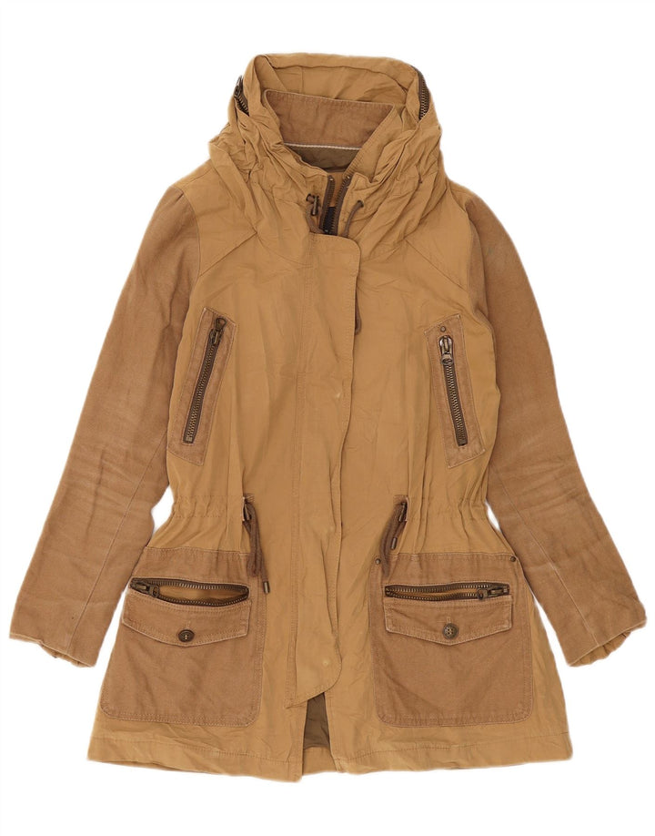 Giacca Parka oversize da donna Zara UK 6 XS Beige