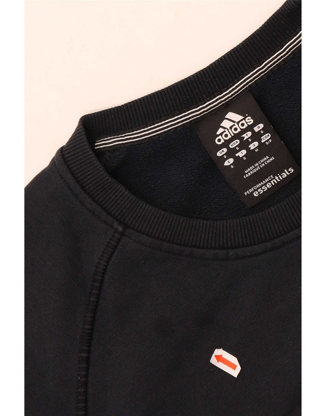 Adidas Mens Graphic Sweatshirt Jumper Small Navy Blue