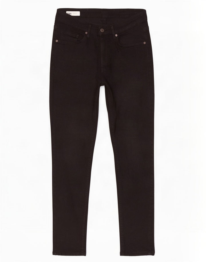 Zara Mens Slim Jeans EU 40 Medium W31 L32 Black Cotton