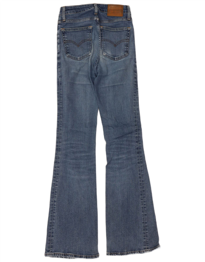 Calça jeans feminina Levi's 726 Flared W24 L32 azul algodão