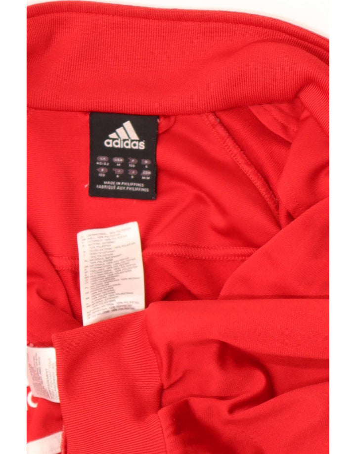 Adidas Veste de survêtement pour homme UK 40/42 Rouge moyen Polyester colour block