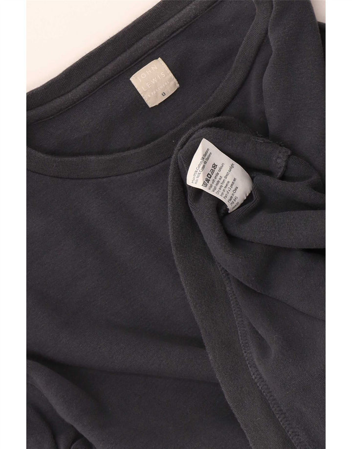 John Lewis Boys Graphic Top Long Sleeve 12-13 Years Grey Cotton