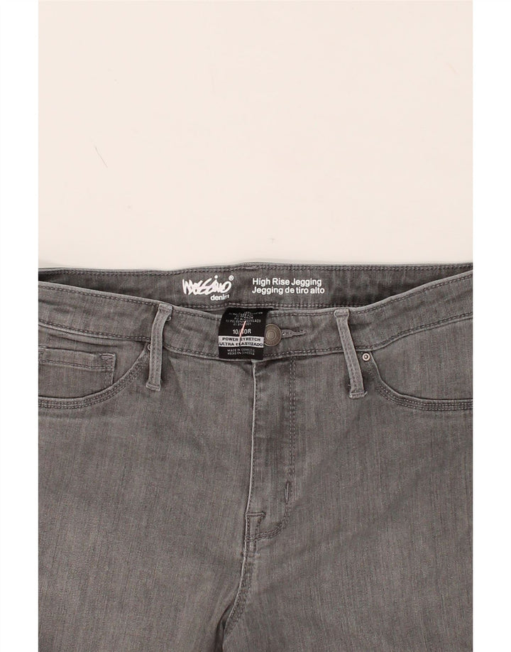 MOSSIMO Womens High Rise Jegging Jeans US 10 Medium W29 L27 Grey Cotton Vintage Mossimo and Second-Hand Mossimo from Messina Hembry 