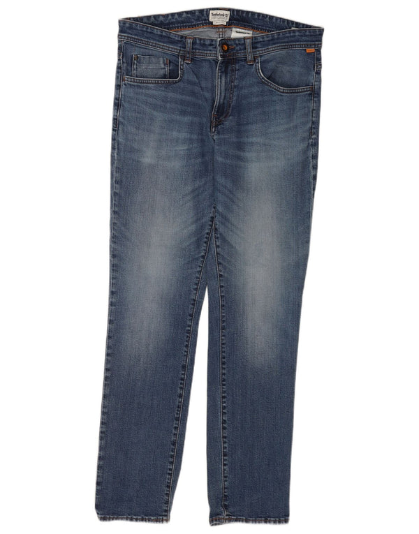 Jeans slim da uomo Timberland W33 L32 cotone blu