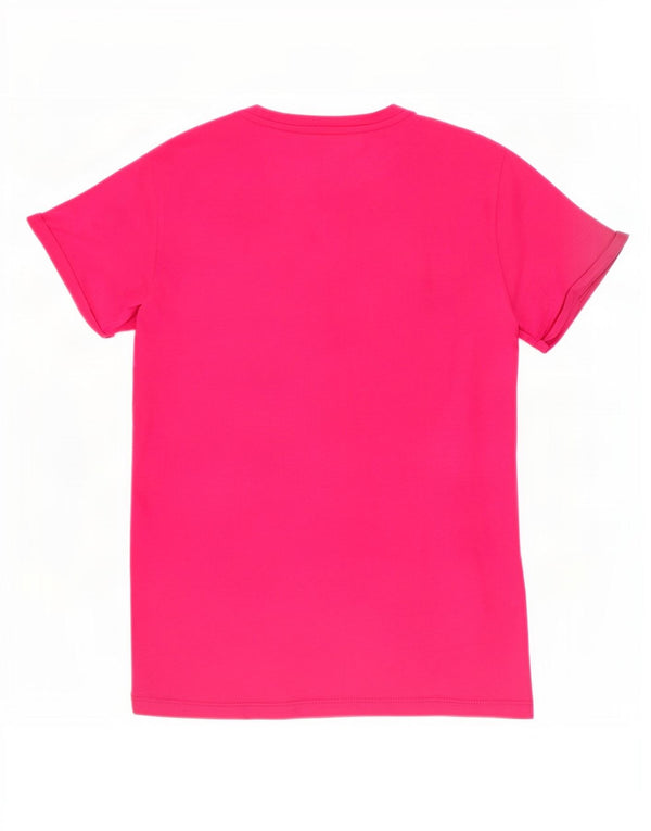 Rifle Womens Graphic T-Shirt Top UK 14 Medium Pink