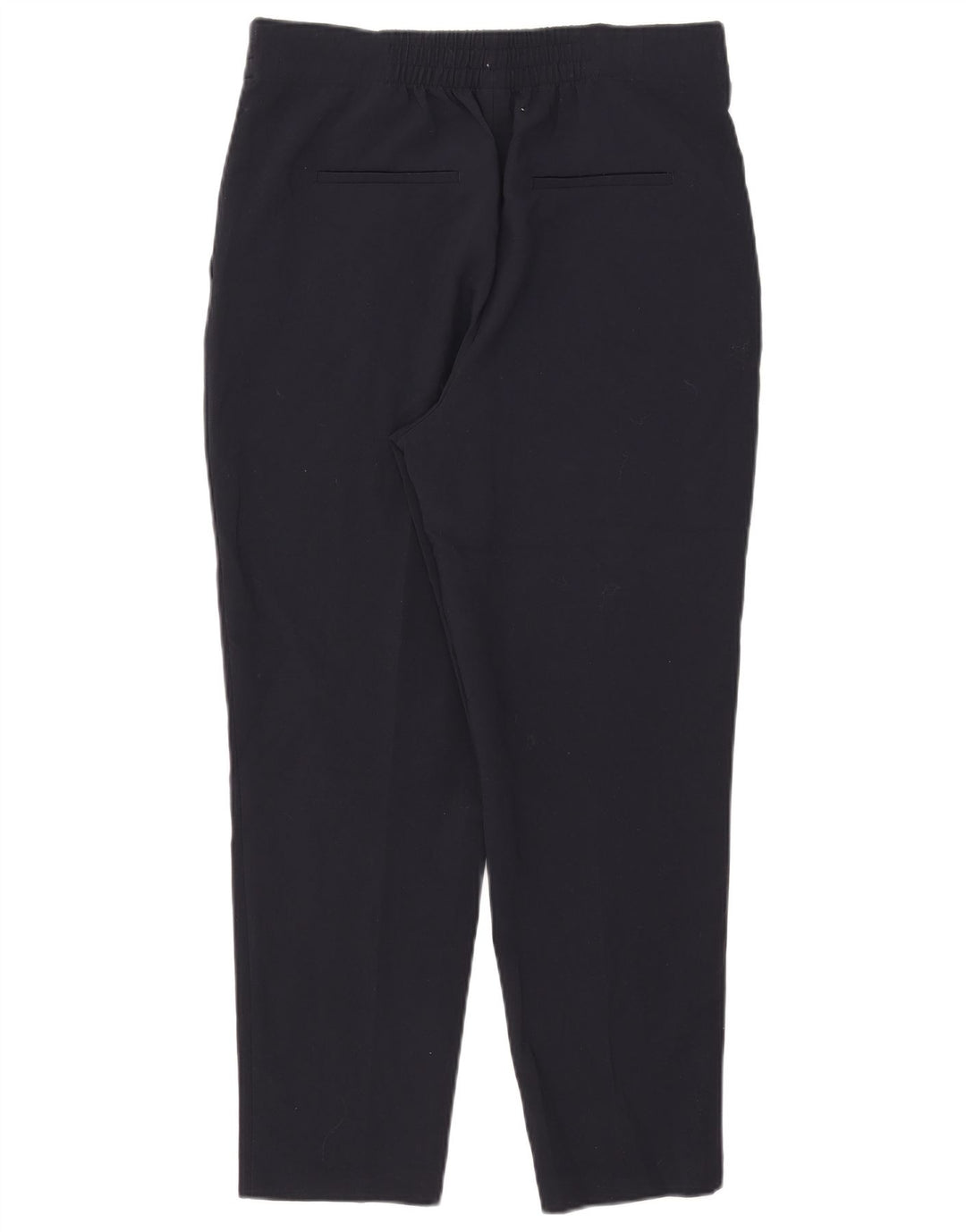 Zara Womens Tapered Chino Trousers Medium W28 L26 Navy Blue Polyester