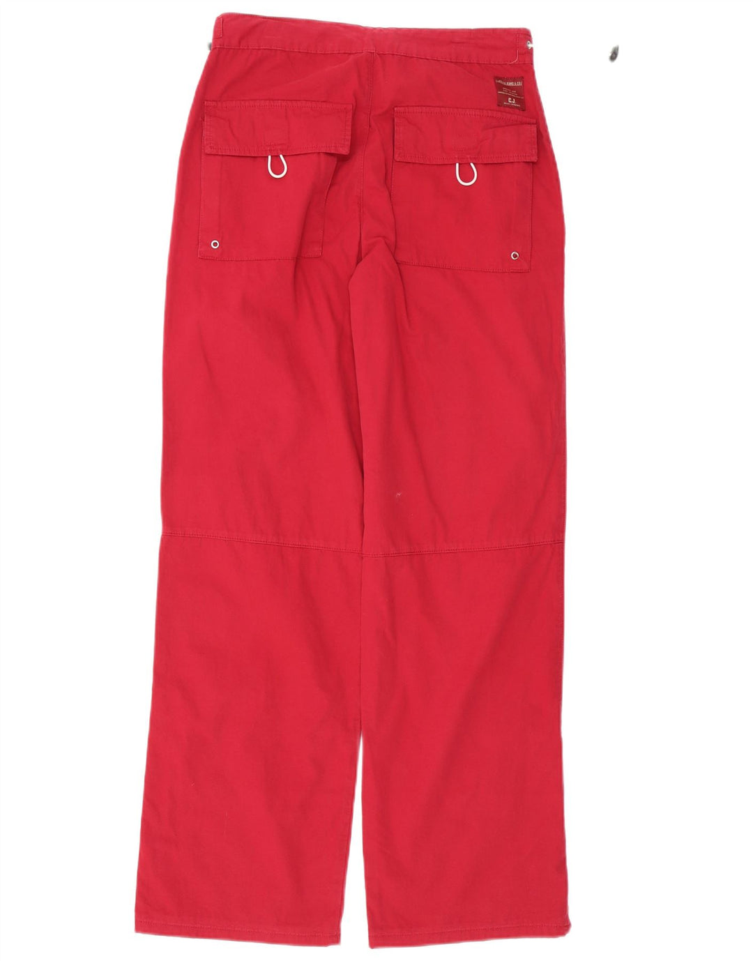 Carrera Mens Straight Trousers W31 L31 Red Cotton