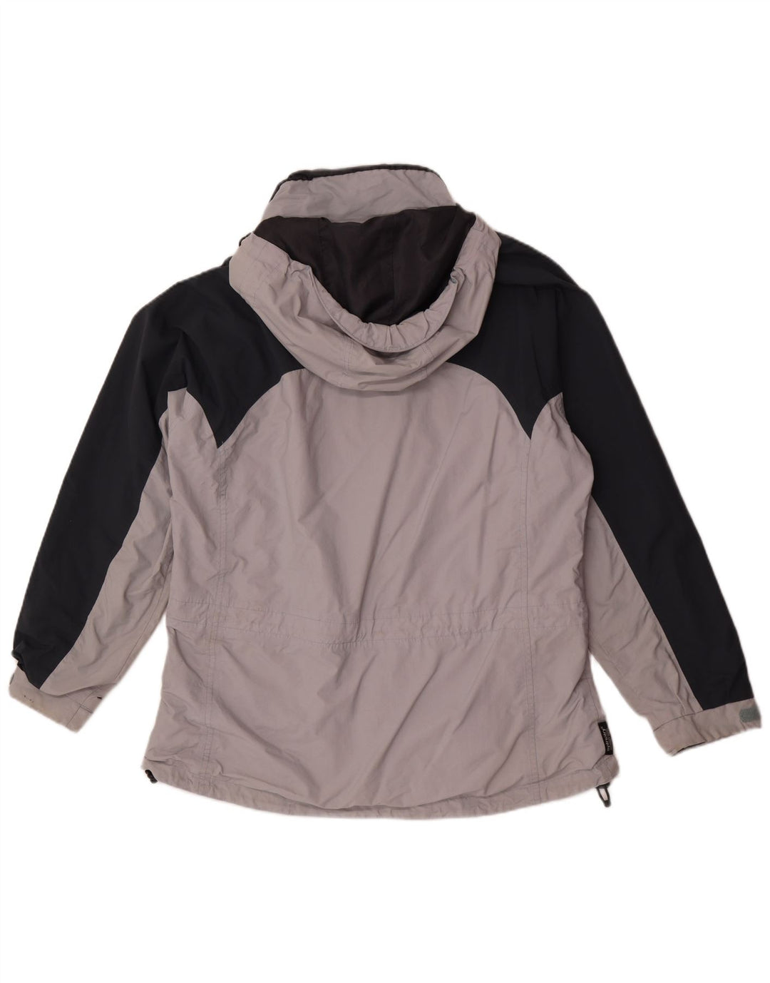 Sprayway Womens Hooded Oversized Rain Jacket UK 18 XL Grey Colourblock