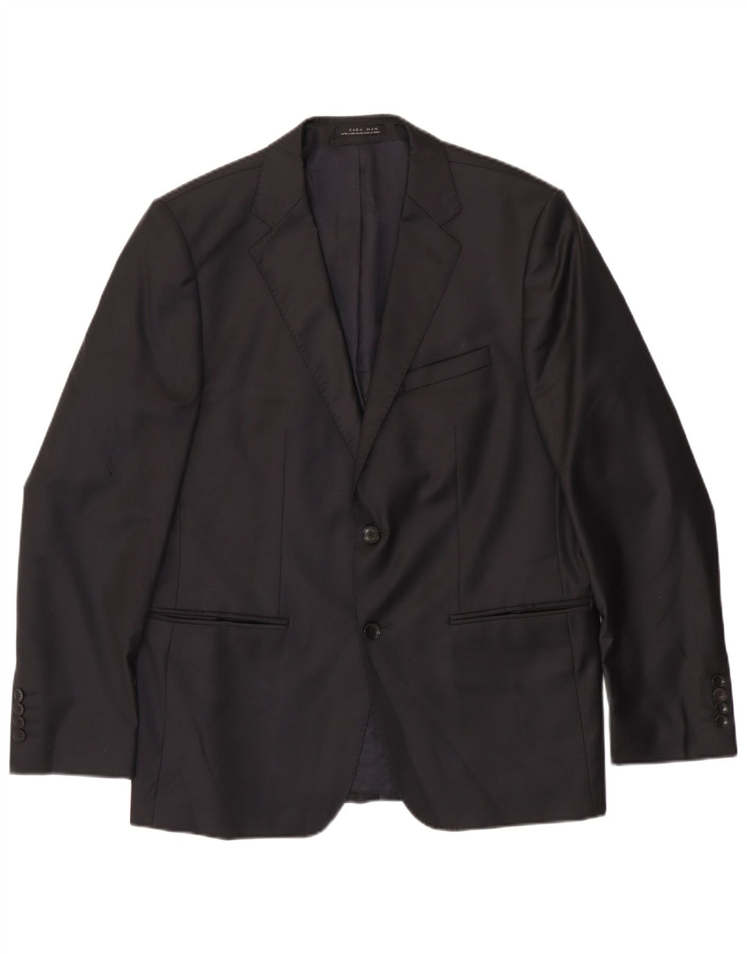 Blazer pentru bărbați Zara cu 2 nasturi EU 54 XL Negru