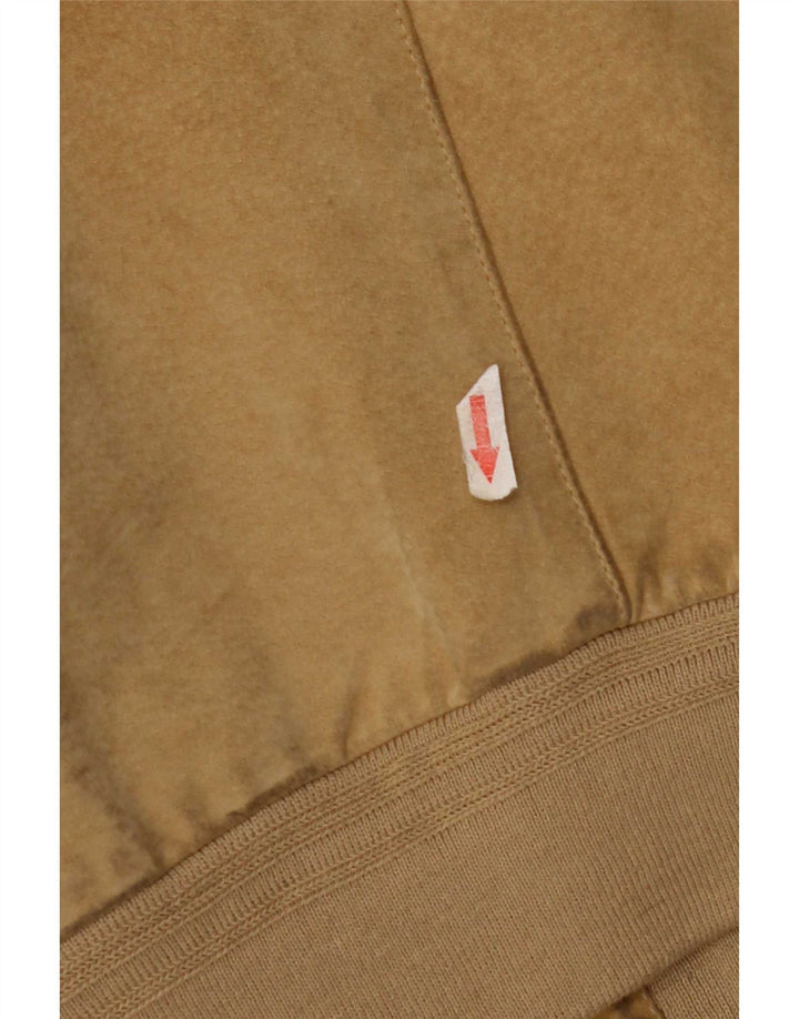 Conbipel Mens Suede Bomber Jacket IT 56 2XL Beige Leather
