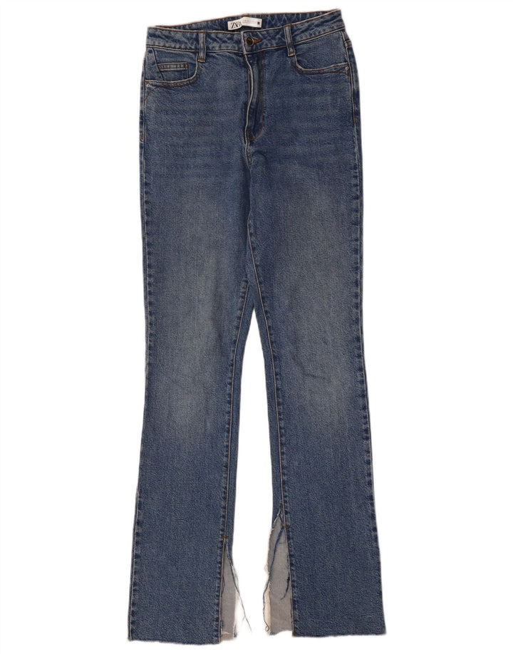 ZARA Womens Bootcut Jeans EU 36 XS W26 L33 Blue
