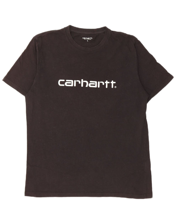 Carhartt T-shirt graphique pour hommes, grand, en coton noir