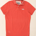 SUPERDRY Mens Polo Shirt Medium Red Cotton Vintage Superdry and Second-Hand Superdry from Messina Hembry 