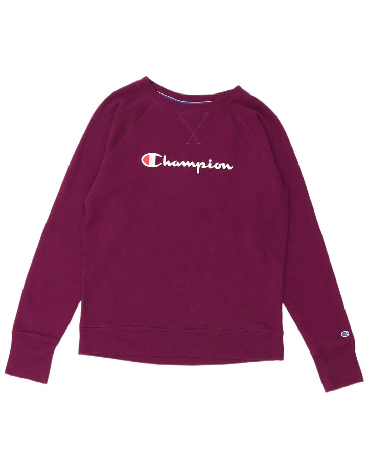 Damska bluza z grafiką Champion UK 14 Średni bordowy