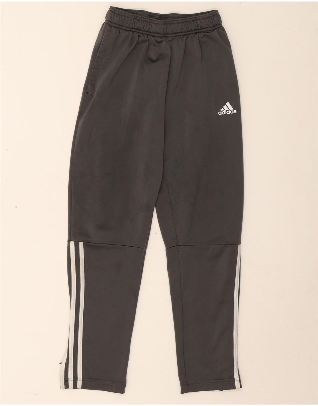 Adidas Trainingshose für Jungen, 11–12 Jahre, graues Polyester