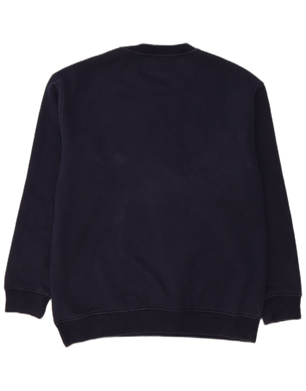 Tommy Hilfiger Herre Sweatshirt Jumper Stor Marineblå Bomuld