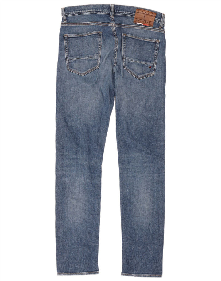 Tommy Hilfiger Mens Slim Jeans W34 L31 Blue Cotton