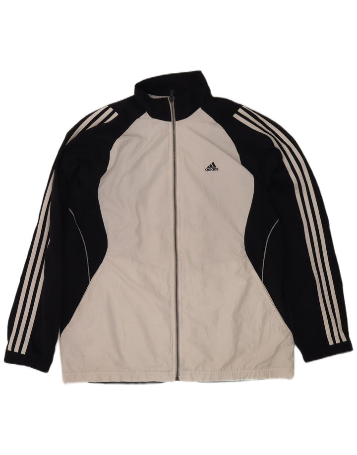 Adidas Mens Climacool Chándal Top Chaqueta Grande Azul Marino Colorblock