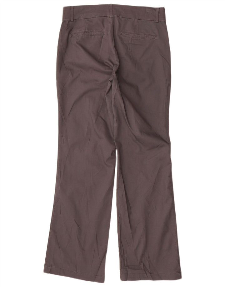 DOCKERS Womens Straight Casual Trousers US 4 Small W30 L30 Grey Polyester