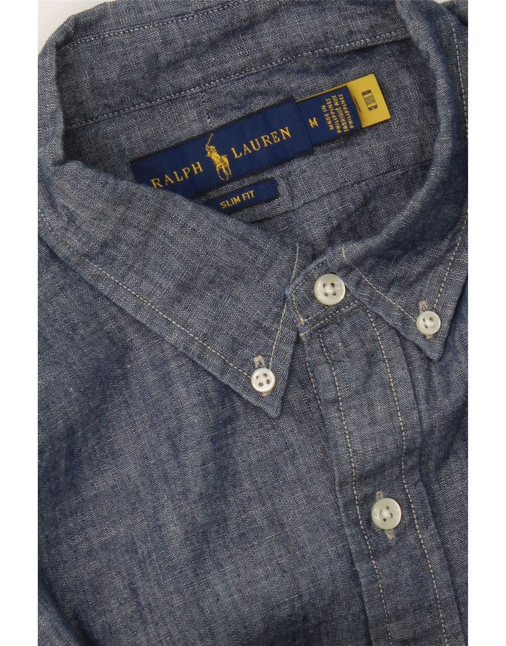 Ανδρικό πουκάμισο Ralph Lauren Slim Fit Medium Navy Blue
