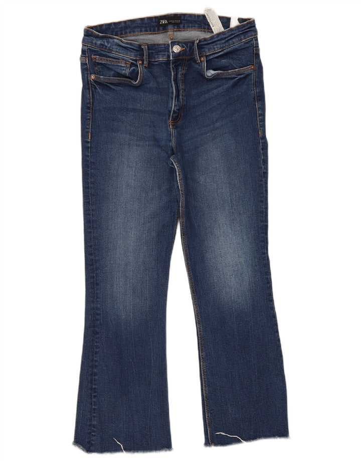 ZARA Womens Bootcut Jeans EU 42 Large W32 L26 Blue Cotton