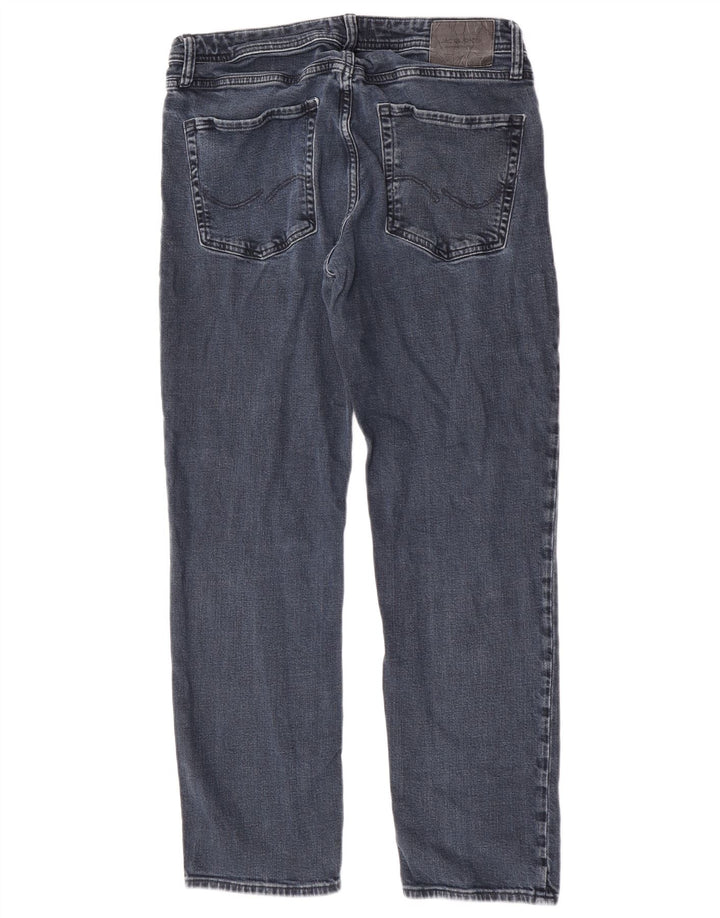 Jack & Jones Jean Droit Clark Regular W34 L29 Homme Bleu Coton