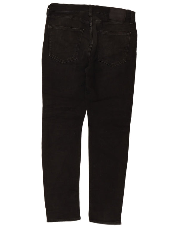 Levi's Mens 512 Slim Tapered Jeans W34 L32 Μαύρο βαμβακερό