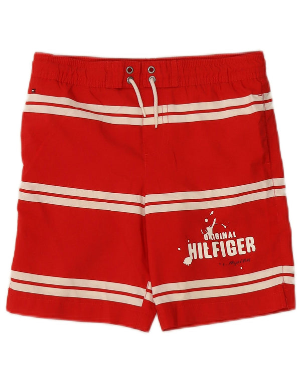 Tommy Hilfiger Short de bain graphique garçon 5-6 ans rouge rayé