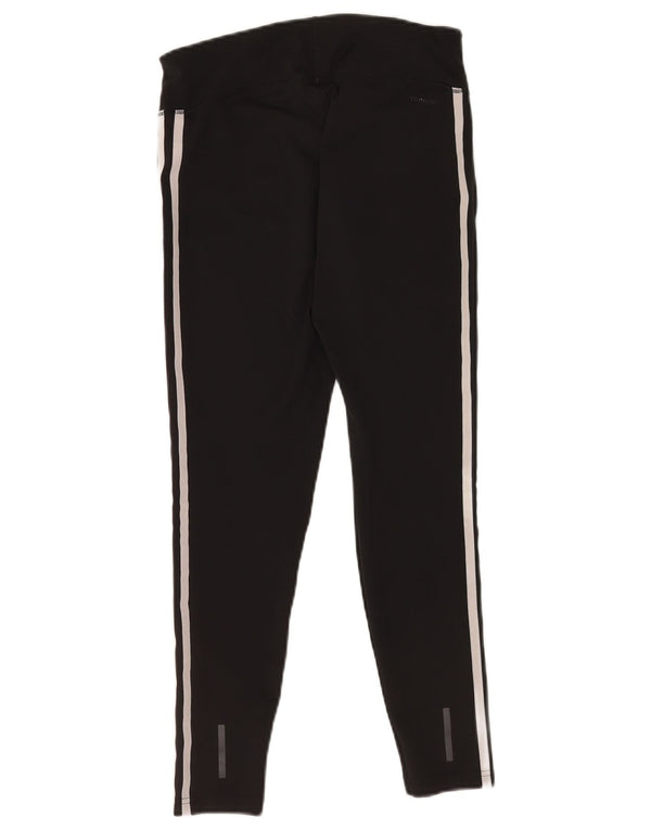 Adidas Womens Leggings UK 8-10  W26 L26 Black Polyester Sports