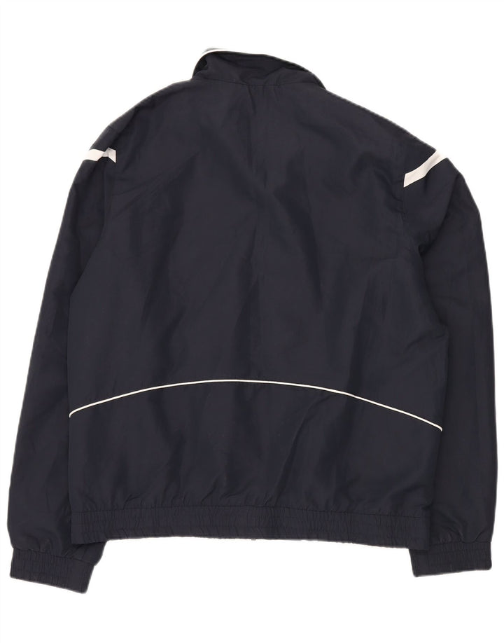 Lotto Mens Tracksuit Top Jacket XL Navy Blue Colourblock Polyester