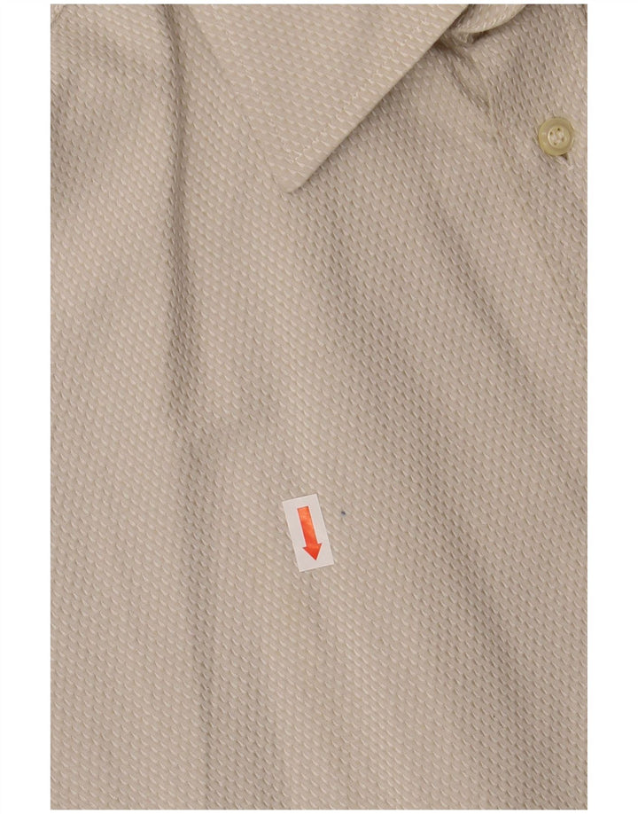 Camicia da uomo ROCCOBAROCCO taglia 41 16 grande in cotone beige