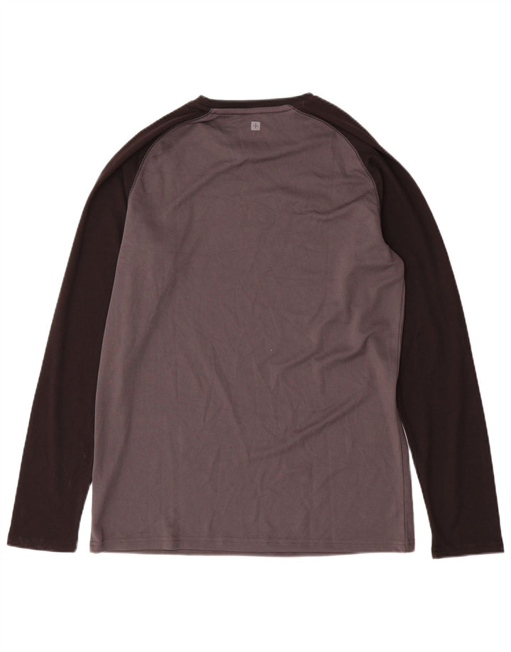 Mountain Warehouse Mens IsoCool Top Long Sleeve Medium Grey Colourblock