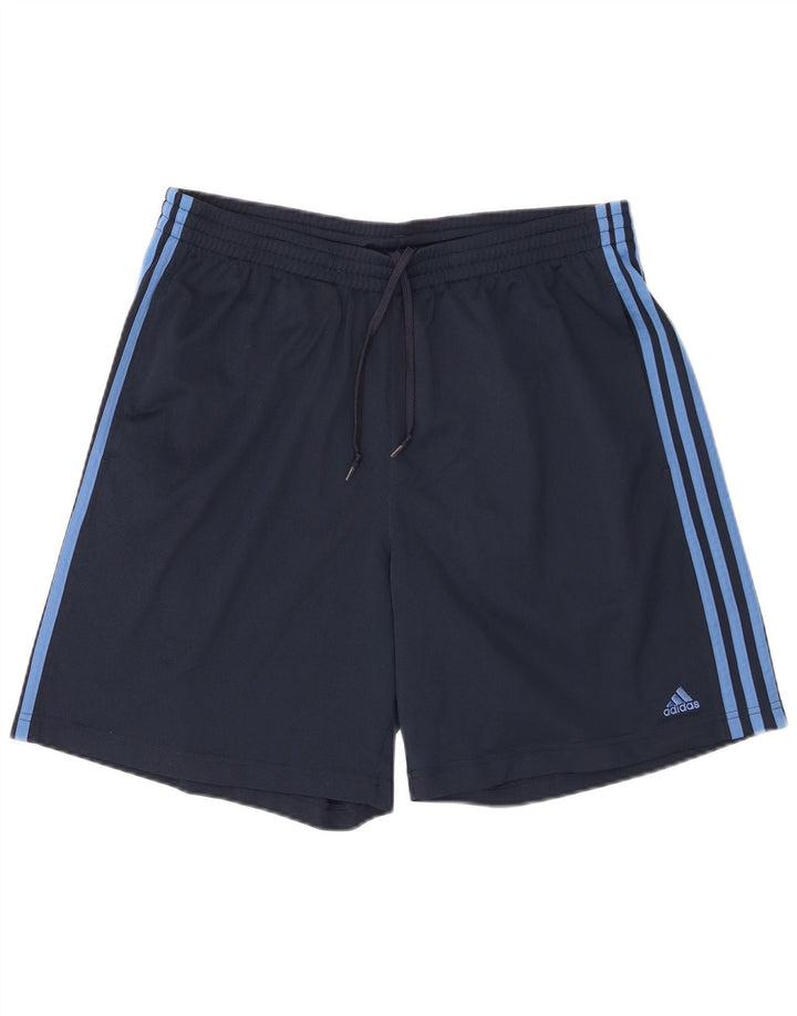 Adidas Herren Climalite Sport Shorts Large Marineblau Polyester