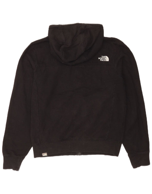 The North Face Mens Zip Hoodie Sweater Small Black Cotton